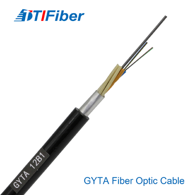 G652d Singlemode Aluminium Tape Gyta Fiber Optic Cable 2 - 288 Cores Strand