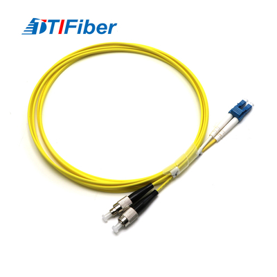 TTIFiber FC-LC Dây bản vá sợi quang màu vàng Singlemode Duplex