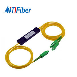 Bộ chia sợi quang PLC loại ABS Ứng dụng hệ thống Singlemode 1X2 FTTX