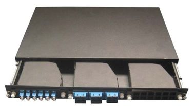 Bảng điều khiển vòng lặp cáp thuê bao viễn thông với 3 mô-đun MPO Cassette
