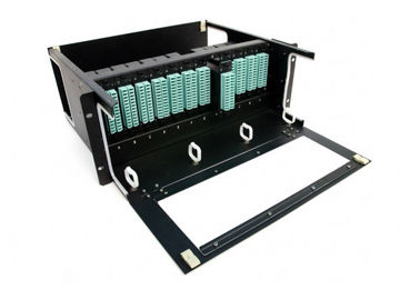 Giá đỡ Bảng điều khiển MPO FTTX 19 &amp;#39;được gắn với 12 cái MPO - LC Cassettes