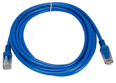 lắp đặt trong nhà Cat5e UTP 26AWG Network Patch Cord với PVC Jacket, Blue