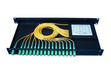 Hộp 19 inch PLC Splitter Giá gắn cáp quang Terminal Box