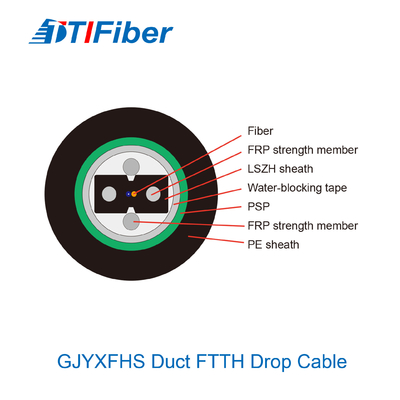 GJYXFHA GJYXFHS G652D Cáp quang ngoài trời Chế độ đơn Loại cung câm