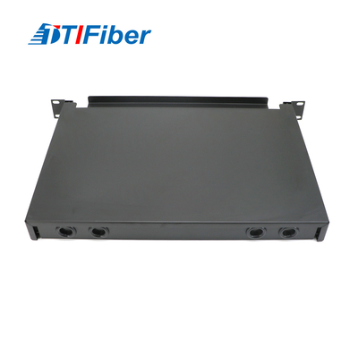 19 inch Rack Mount 12 Hộp kết cuối bảng điều khiển sợi quang 24 cổng Sc