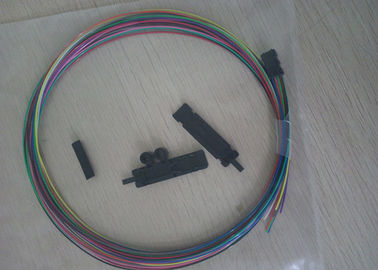 12 lõi sợi ruy-băng Bộ đệm ống ra mắt 1m với bộ đệm 0,9mm