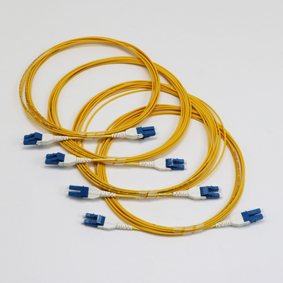 LC Uniboot Zip Cod Singlemode G657.A1 BendInsensitive Duplex 2mm LSZH Lượng mất mát thấp 0,15dB Cáp vá sợi