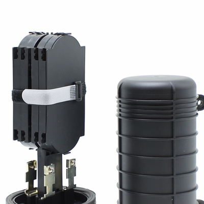Hộp sợi quang 2 Input 2 Output 12 Core 24 Core 36 Core Black Fiber Splice Closure