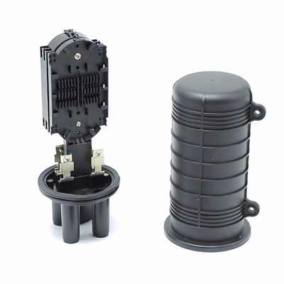 Hộp sợi quang 2 Input 2 Output 12 Core 24 Core 36 Core Black Fiber Splice Closure