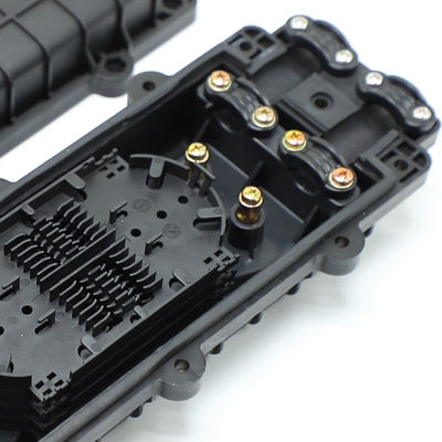 In Line Type 12 24 48 72 96 Core Type With Stand 2 trong 2 Out 3 trong 3 Out Fiber Optic Splice Closure for Connection