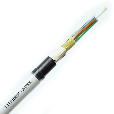 FTTH FTTX ngoài trời ADSS Single Sheath Double Sheath Span 8F 12F 24F 48F Cáp sợi quang