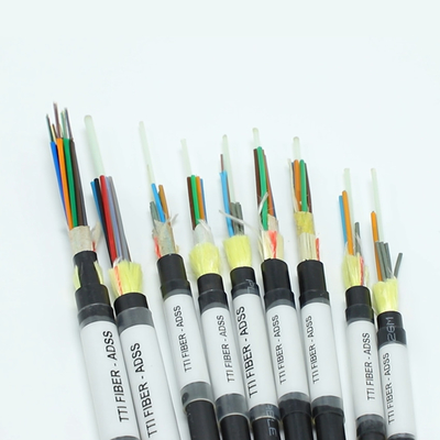 FTTH FTTX ngoài trời ADSS Single Sheath Double Sheath Span 8F 12F 24F 48F Cáp sợi quang