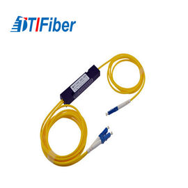 Bộ tách sợi quang FBT 1X2 2x2 PLC 1310 / 1550nm Loại 0.9mm ABS cho hệ thống FTTX