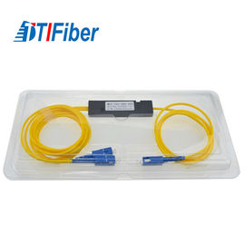 Bộ chia sợi quang FBT Singlemode SC UPC 1X2 1X4 1X8 1X16 Gói ống thép / ABS