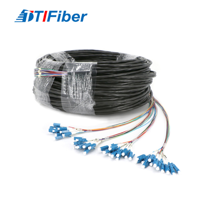 LC SM 48 lõi sợi quang không thấm nước Patch Dây bím cho FTTH FTTX