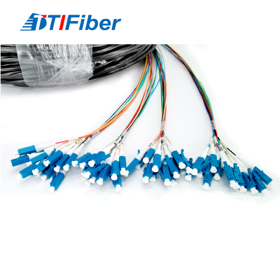 LC SM 48 lõi sợi quang không thấm nước Patch Dây bím cho FTTH FTTX