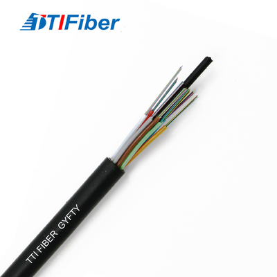 Cáp quang GYFTY ngoài trời 12 24 48 96 Core G652D với thành viên cường độ FRP