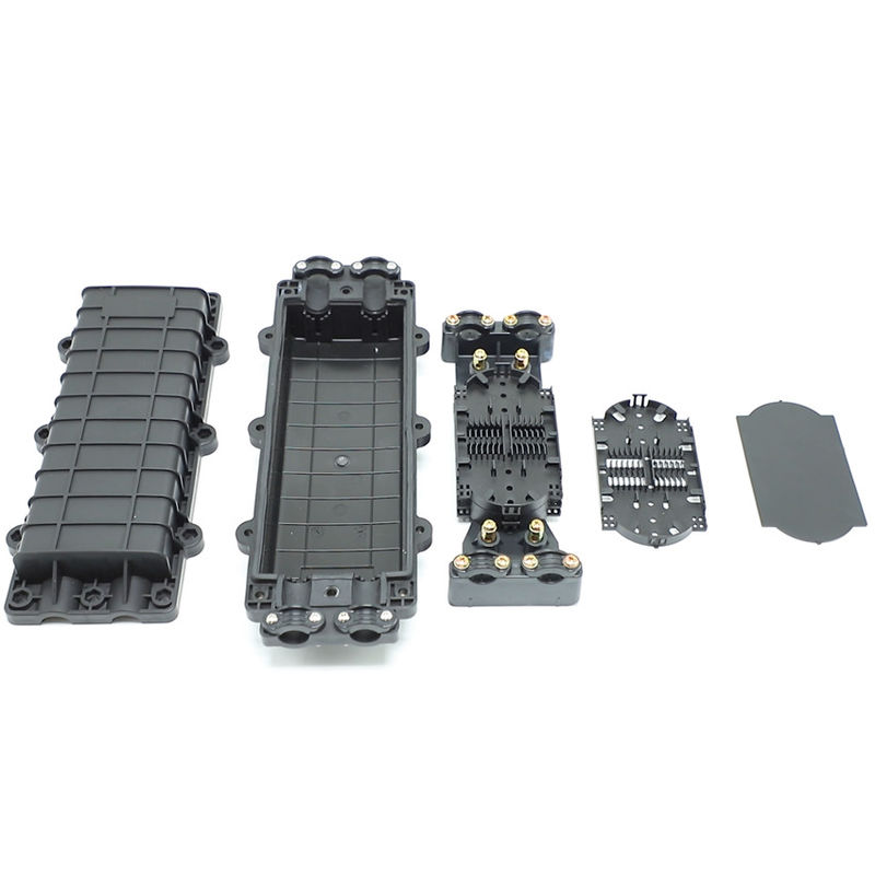 In Line Type 12 24 48 72 96 Core Type With Stand 2 trong 2 Out 3 trong 3 Out Fiber Optic Splice Closure for Connection